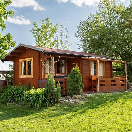 Vila Cozy Wood Hut On The Farm Trebivlice Exteriér fotografie