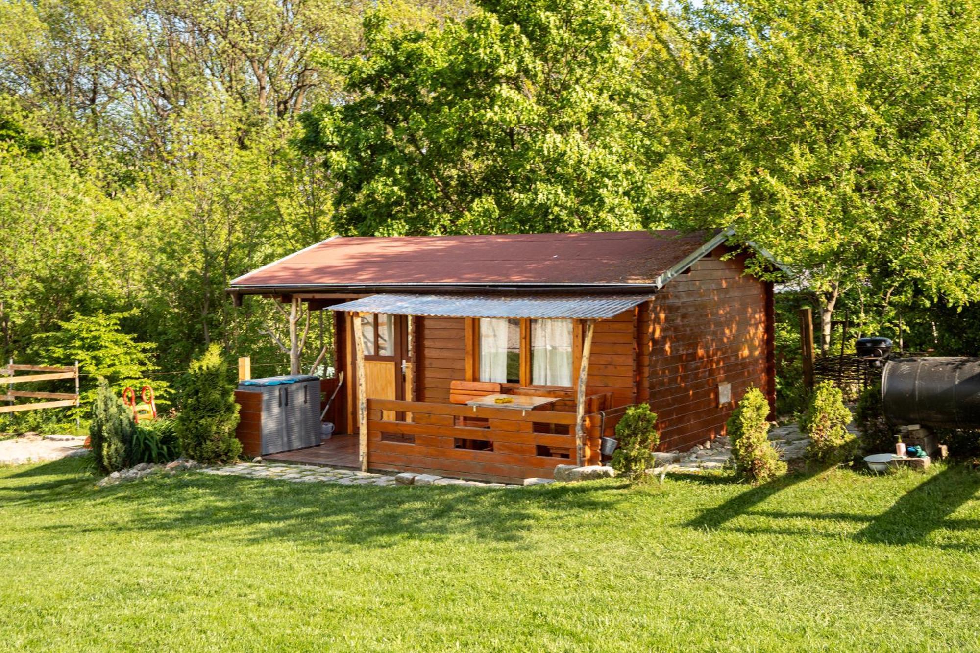 Vila Cozy Wood Hut On The Farm Trebivlice Exteriér fotografie